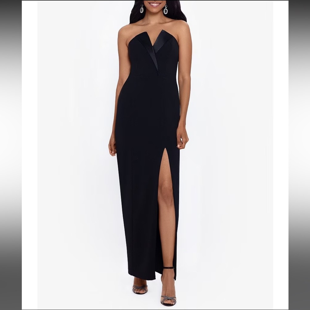 Betsy & Adam Tuxedo Dress